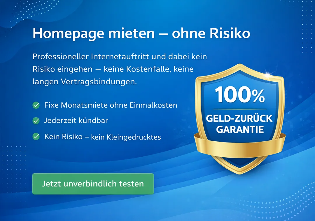 Homepage mieten Bonn – einfach und ohne Risiko starten