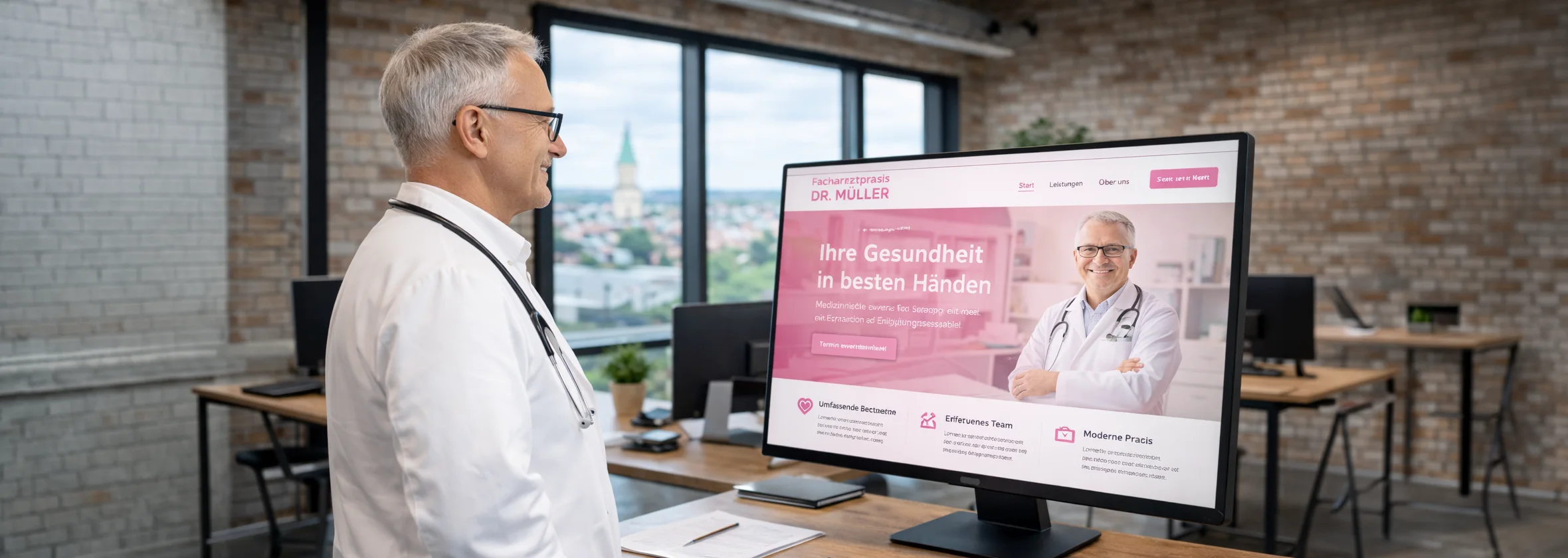 Homepage mieten für Arztpraxen und Therapeuten Bonn